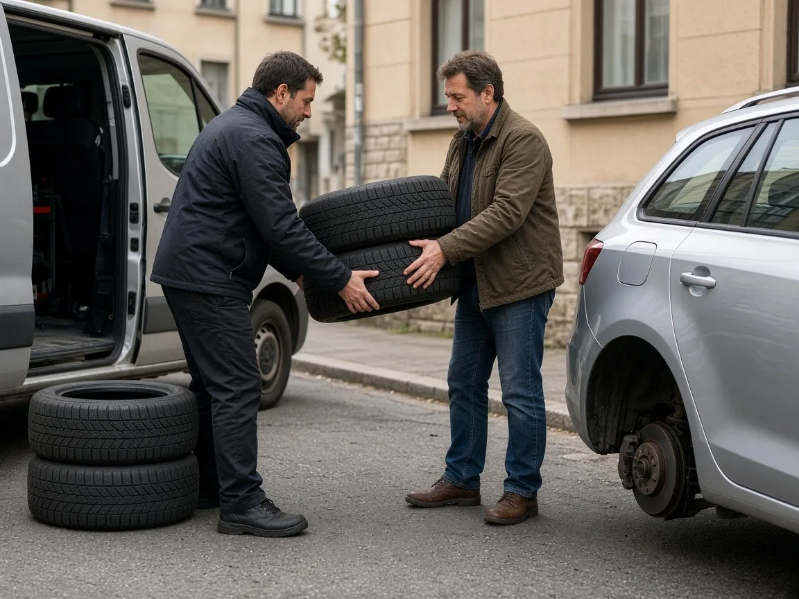 Возврат шин к сезону у автомобиля